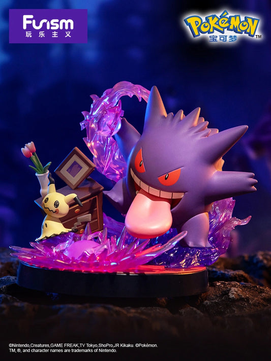 FUNISM Medium-Sized Partner Series Figurine - Gengar & Mimikyu - OtakuPop