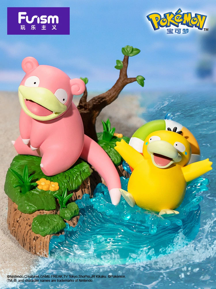 FUNISM Medium-Sized Partner Series Figurine - Psyduck & Slowpoke - OtakuPop