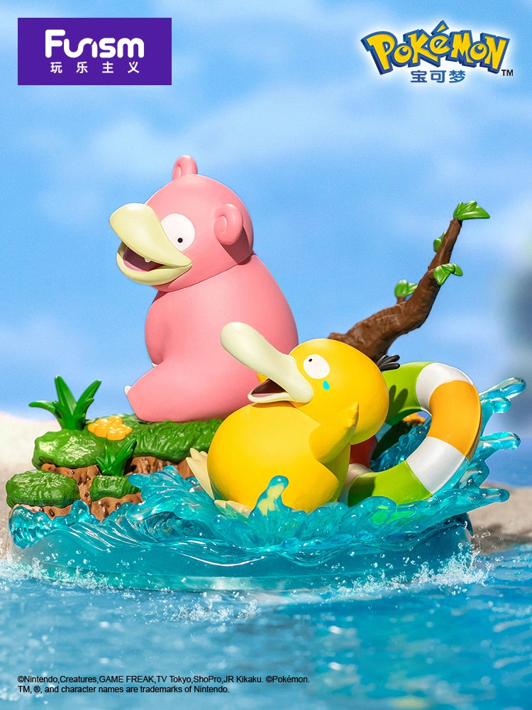 FUNISM Medium-Sized Partner Series Figurine - Psyduck & Slowpoke - OtakuPop