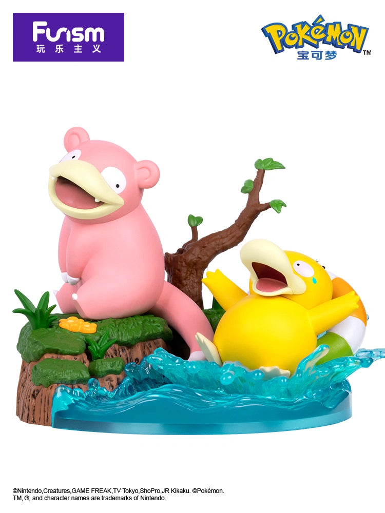 FUNISM Medium-Sized Partner Series Figurine - Psyduck & Slowpoke - OtakuPop