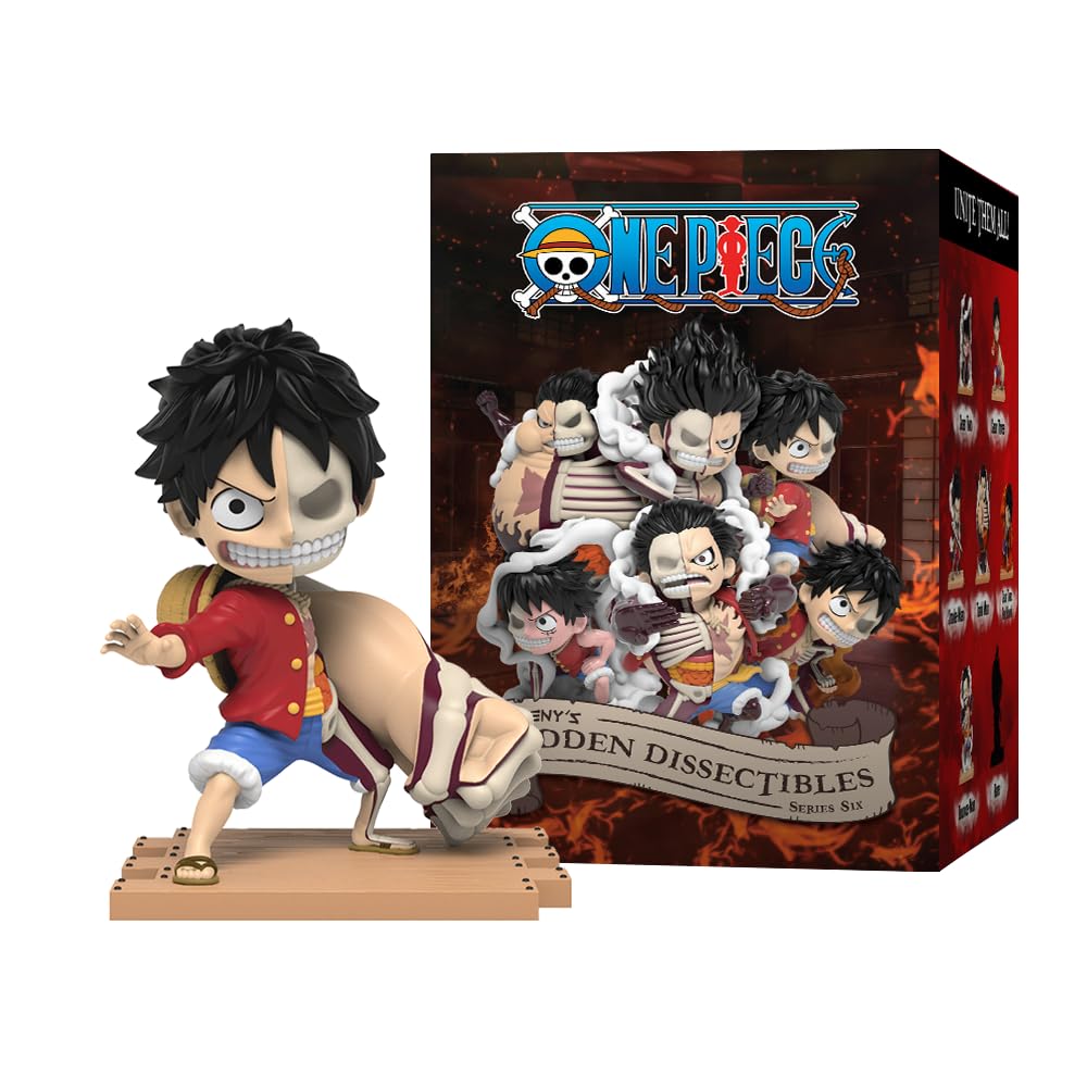 Mighty Jaxx One Piece Freeny’s Hidden Dissectibles (Series 6) – Luffy Gears Edition Blind Box - OtakuPop