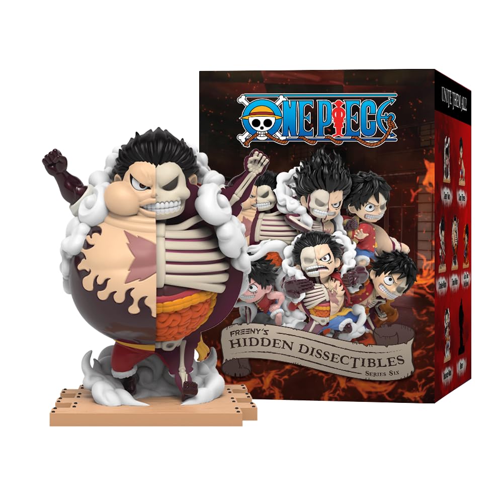 Mighty Jaxx One Piece Freeny’s Hidden Dissectibles (Series 6) – Luffy Gears Edition Blind Box - OtakuPop