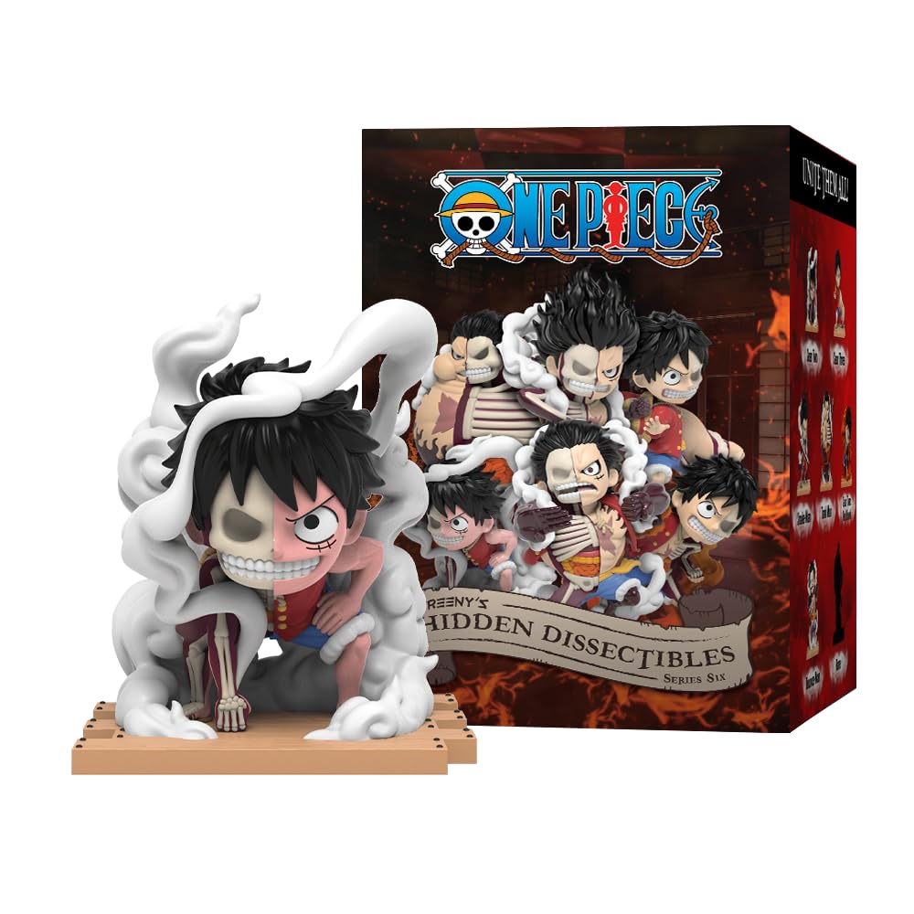 Mighty Jaxx One Piece Freeny’s Hidden Dissectibles (Series 6) – Luffy Gears Edition Blind Box - OtakuPop