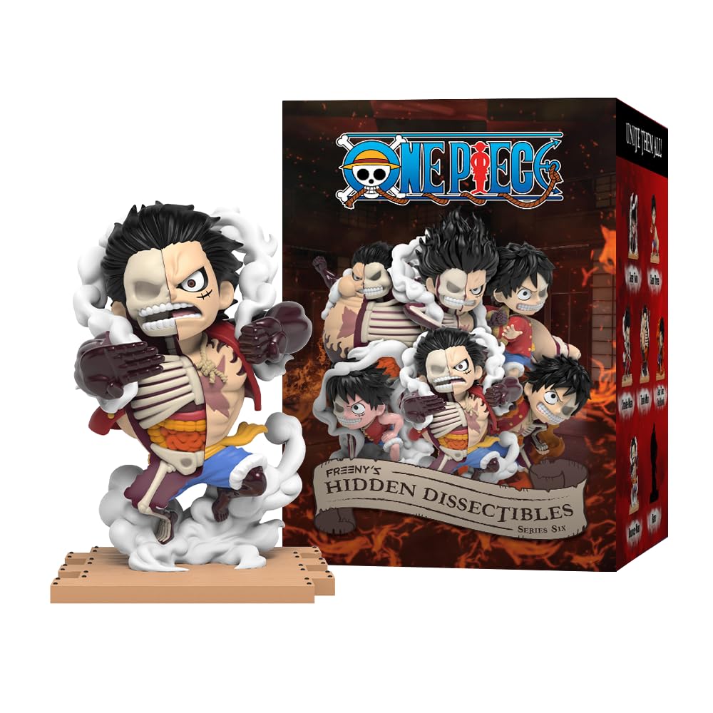 Mighty Jaxx One Piece Freeny’s Hidden Dissectibles (Series 6) – Luffy Gears Edition Blind Box - OtakuPop