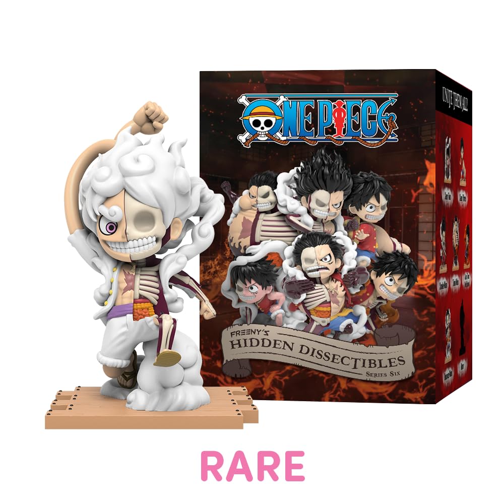 Mighty Jaxx One Piece Freeny’s Hidden Dissectibles (Series 6) – Luffy Gears Edition Blind Box - OtakuPop