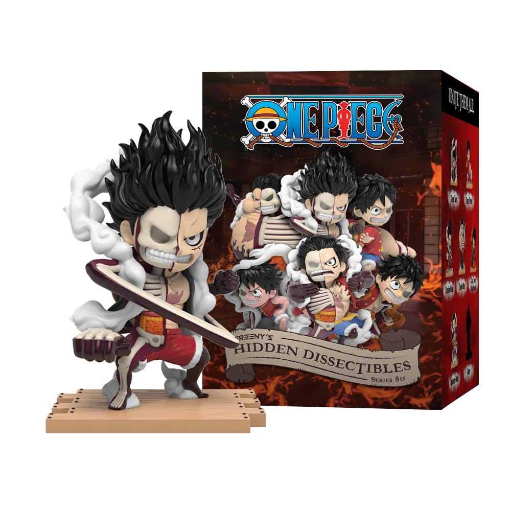 Mighty Jaxx One Piece Freeny’s Hidden Dissectibles (Series 6) – Luffy Gears Edition Blind Box - OtakuPop