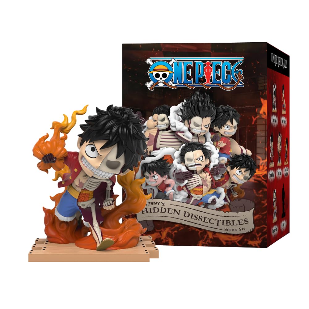 Mighty Jaxx One Piece Freeny’s Hidden Dissectibles (Series 6) – Luffy Gears Edition Blind Box - OtakuPop