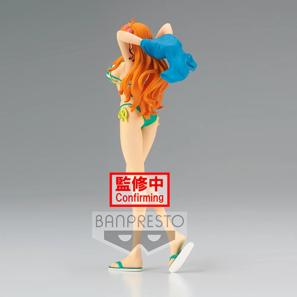 BANPRESTO ONE PIECE - GRANDLINE GIRLS ON VACATION - NAMI - A：Green ver. - OtakuPop