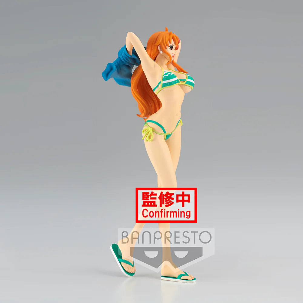 BANPRESTO ONE PIECE - GRANDLINE GIRLS ON VACATION - NAMI - A：Green ver. - OtakuPop