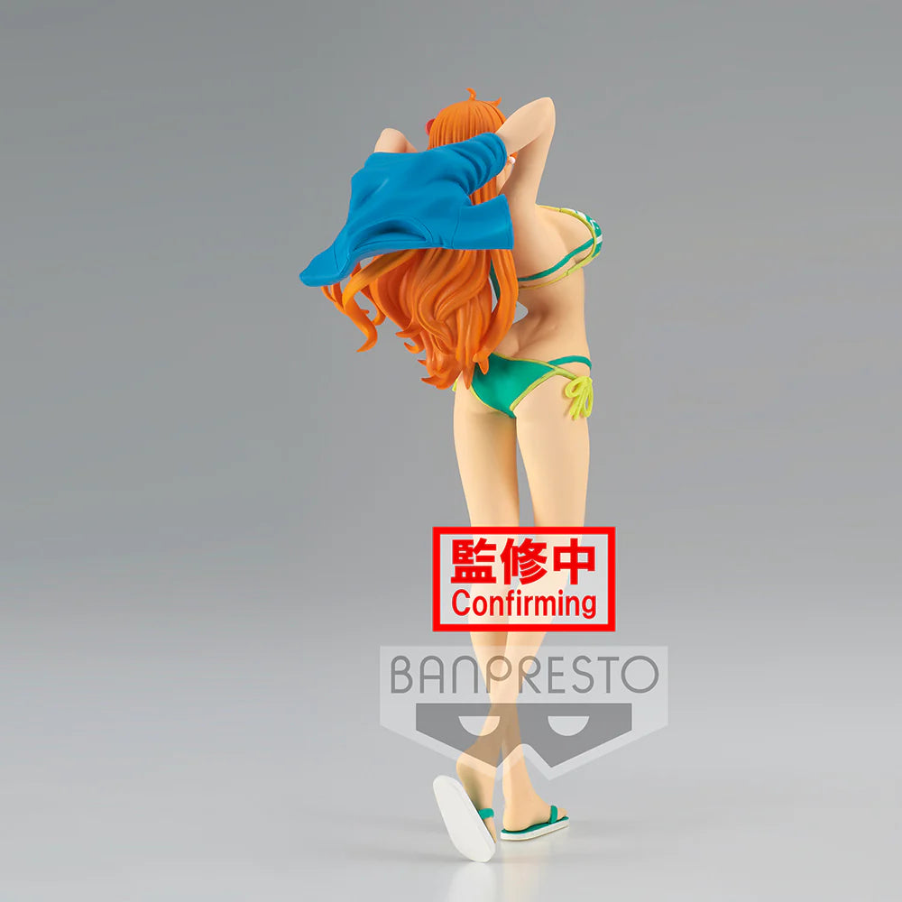 BANPRESTO ONE PIECE - GRANDLINE GIRLS ON VACATION - NAMI - A：Green ver. - OtakuPop