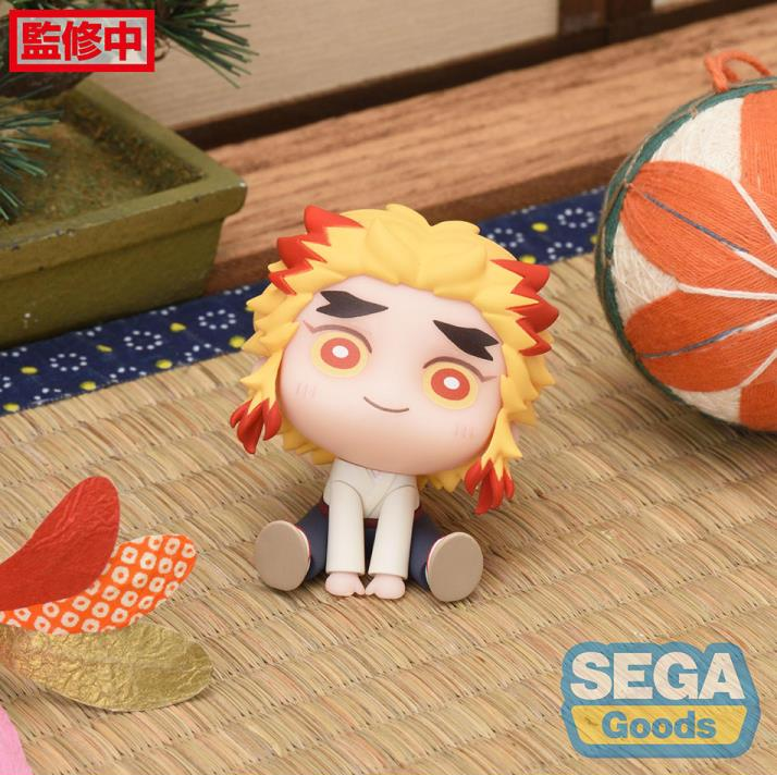 Sega Demon Slayer: Kimetsu no Yaiba Qyurume Mini Figure -Senjuro Rengoku - OtakuPop