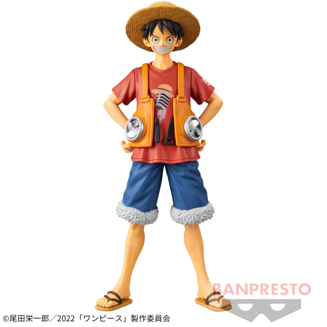 BANPRESTO ONE PIECE FILM RED - DXF - THE GRANDLINE MEN - vol.1 - Monkey D Luffy - OtakuPop