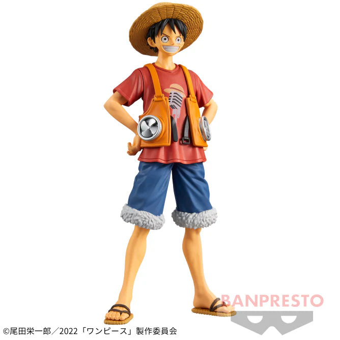 BANPRESTO ONE PIECE FILM RED - DXF - THE GRANDLINE MEN - vol.1 - Monkey D Luffy - OtakuPop