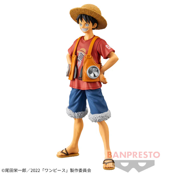 BANPRESTO ONE PIECE FILM RED - DXF - THE GRANDLINE MEN - vol.1 - Monkey D Luffy - OtakuPop