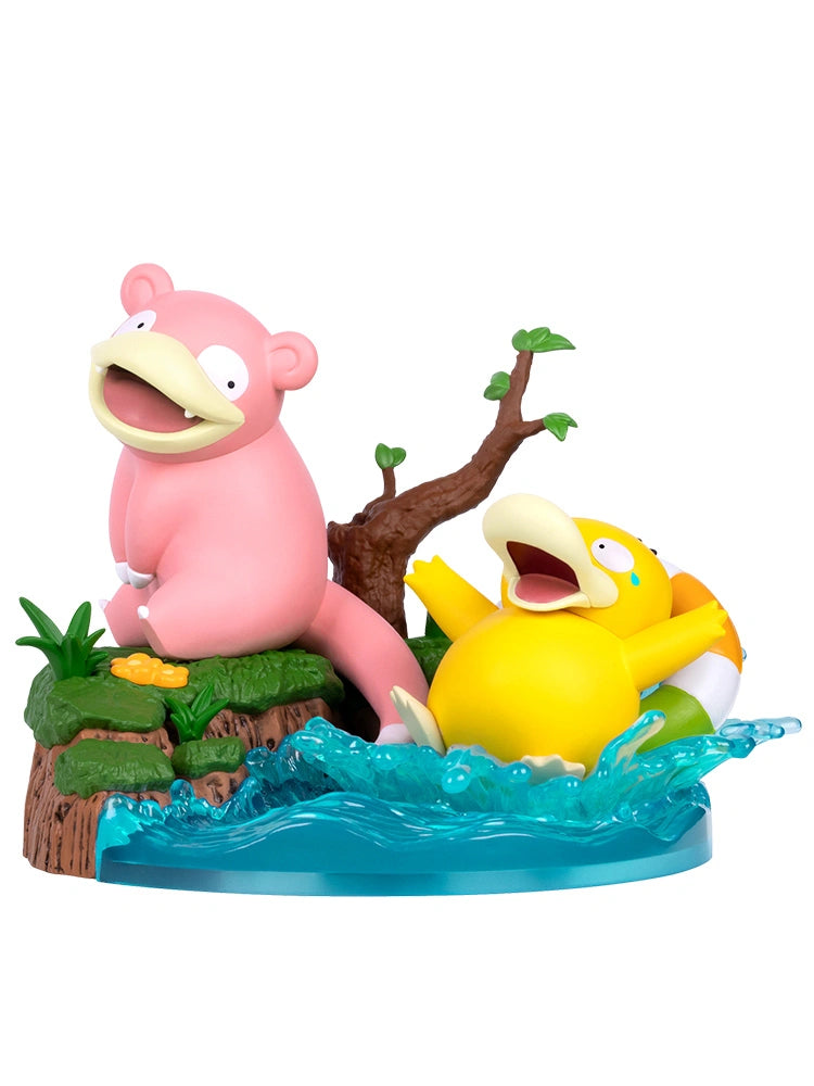 FUNISM Medium-Sized Partner Series Figurine - Psyduck & Slowpoke - OtakuPop